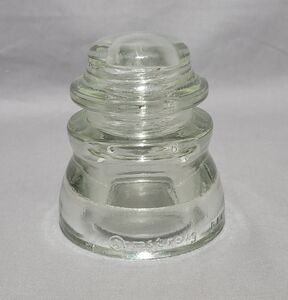 Vtg Armstrong's DP1 Electric Clear Glass Insulator Made in the USA 62 61